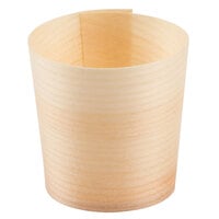 Tablecraft BAMDCP2 2 oz. Mini Wooden Disposable Serving Cup - 50/Pack