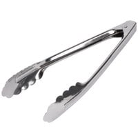 Vollrath 47110 9 1/2" Economy Stainless Steel Utility Tong