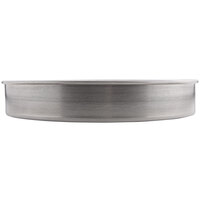 American Metalcraft T80101.5 10 inch x 1 1/2 inch Tin-Plated Stainless Steel Straight Sided Cake / Deep Dish Pizza Pan