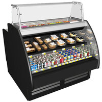 Structural Concepts GP441RR Fusion 51 inch Combination Salad Prep / Refrigerated Air Curtain Dual Service Merchandiser