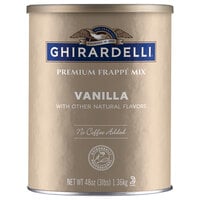 Ghirardelli 3 lb. Vanilla Flavored Frappe Beverage Base