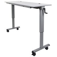 Luxor STAND-NESTC-60 60" Adjustable Height Flip Top Nesting Table