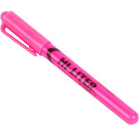 Avery® 23592 Hi-Liter® Fluorescent Pink Chisel Tip Pen Style Highlighter - 12/Box