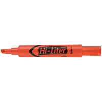Avery® 2450 Hi-Liter® Fluorescent Orange Chisel Tip Desk Style Highlighter - 12/Pack