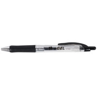 Avery® 49988 eGEL Black Medium (0.7mm) Retractable Rollerball Gel Pen - 12/Pack