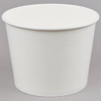 Lavex Lodging 5 lb. White Disposable Paper Ice Bucket - 25/Pack