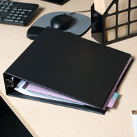 Avery 03501 Black Economy Non-View Binder with 2 inch Round Rings