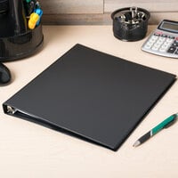 Avery® 3201 Black Economy Non-View Binder with 1/2 inch Round Rings