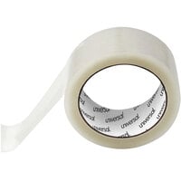 Universal One UNV33100 2 inch x 55 Yards Clear Heavy-Duty Acrylic Box Sealing Tape   - 6/Pack
