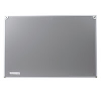 Universal UNV43623 36 inch x 24 inch White Melamine Dry Erase Board with Satin Aluminum Frame