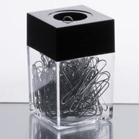 Universal UNV72211 #1 Standard Smooth Finish Paper Clips with Magnetic Dispenser - 1200/Case