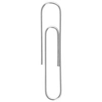 Universal UNV72210 Silver Smooth Finish #1 Standard Paper Clip - 1000/Pack