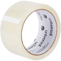 Universal UNV63000 2" x 55 Yards Clear General Purpose Box Sealing Tape - 6/Pack