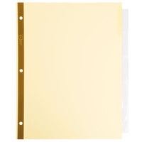 Avery® 11110 Big Tab Buff Paper 5-Tab Clear Insertable Dividers