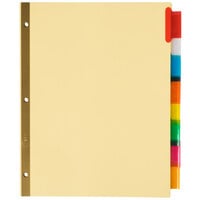 Avery 11111 Big Tab Buff Paper 8-Tab Multi-Color Insertable Dividers
