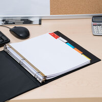 Avery® 11121 Big Tab White Paper 5-Tab Multi-Color Insertable Dividers