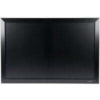 MasterVision PM07151620 36 inch x 24 inch Black Kamashi Frame Chalk Board
