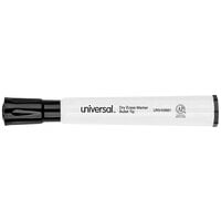 Universal UNV43681 Black Bullet Tip Desk Style Dry Erase Marker - 12/Pack