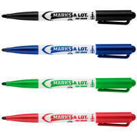 Avery® 24459 Marks-A-Lot® Bullet Tip Pen Style Dry Erase Marker, Color Assortment - 4/Pack