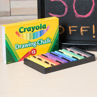 Crayola 510403 12 Assorted Colors Drawing Chalk
