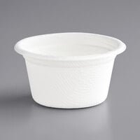 EcoChoice Compostable Sugarcane / Bagasse 2 oz. Portion Cup - 1000/Case