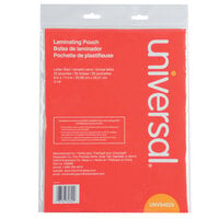 Universal UNV84620 9 inch x 11 1/2 inch Clear Laminating Pouch - 25/Pack