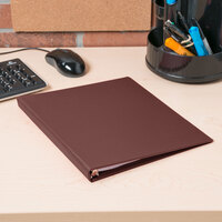 Universal UNV30406 Burgundy Economy Non-Stick Non-View Binder with 1/2 inch Round Rings