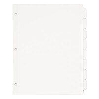 Avery 11507 Write-On 8-Tab White Paper Divider Set - 24/Box