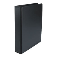 Universal UNV33401PK Black Economy Non-Stick Non-View Binder with 1 1/2" Round Rings - 4/Case