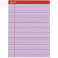 Universal UNV35884 Legal Rule Orchid Perforated Note Pad, Letter - 12/Pack