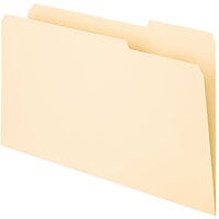 Universal UNV15213 Legal Size File Folder - Interior Height with 1/3 Cut Assorted Tab, Manila - 100/Box