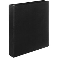 Universal UNV20743 Black Economy View Binder with 1 1/2 inch Slant Rings