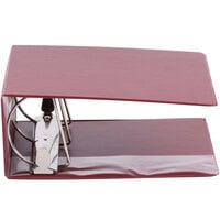 Universal UNV20709 Burgundy Non-View Binder with 5 inch Slant Rings and Spine Label Holder
