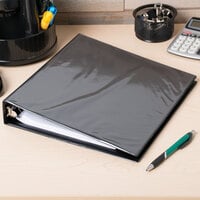 Avery 5725 Black Economy View Binder with 1 1/2 inch Round Rings