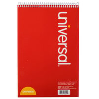 Universal UNV96920PK 6 inch x 9 inch White Gregg Rule Steno Book - 6/Pack