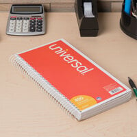 Universal UNV48003 Wirebound Message Book, 5 inch x 3 3/8 inch 2-Part Carbonless, 400-Set Book