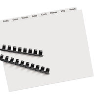 Avery® 11444 Index Maker Unpunched 8-Tab Divider Set with Clear Label Strip - 25/Box