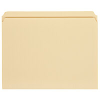 Universal UNV12110 Letter Size File Folder - Standard Height with Straight Cut Tab, Manila - 100/Box