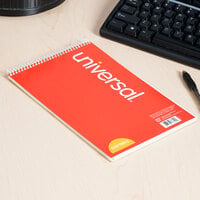 Universal UNV76610 6 inch x 9 inch Green Pitman Rule Steno Book - 60 Sheets