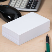 Universal UNV35500 3 inch x 5 inch White Loose Memo Sheet - 500/Pack