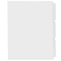 Avery® 11442 Index Maker 3-Tab Unpunched Divider Set with Clear Label Strips - 25/Box