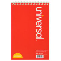 Universal UNV86920 6" x 9" Green Gregg Rule Steno Book - 80 Sheets