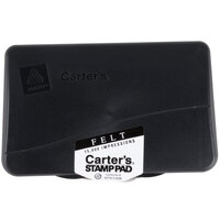 Avery® 21081 Carter's 4 1/4 inch x 2 3/4 inch Black Pre-Inked Felt Stamp Pad