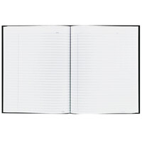 Rediform Office A9 9 1/4 inch x 7 1/4 inch Black College Rule Business Notebook 192 Sheets
