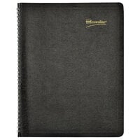 Brownline CB1262BLK 8 1/2" x 11" Black December 2022 - January 2024 Essential Collection 14-Month Planner