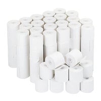 Universal Office UNV35705 2 1/4 inch x 126' White 1-Ply Adding Machine and Calculator 16# Paper Roll - 100/Case