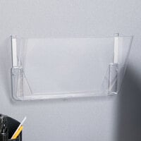 Universal UNV53692 Clear 1 Pocket Letter Sized Wall Hanging File Add On