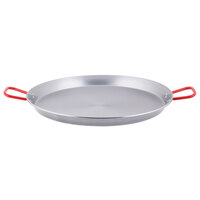 24 inch Polished Carbon Steel Paella Pan