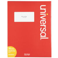 Universal UNV80107 2 inch x 4 inch White Permanent Labels - 1000/Box