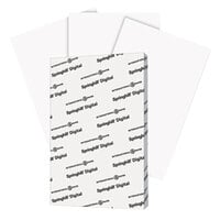 Springhill 015334 11 inch x 17 inch White Pack of 110# Index Card Stock - 250 Sheets